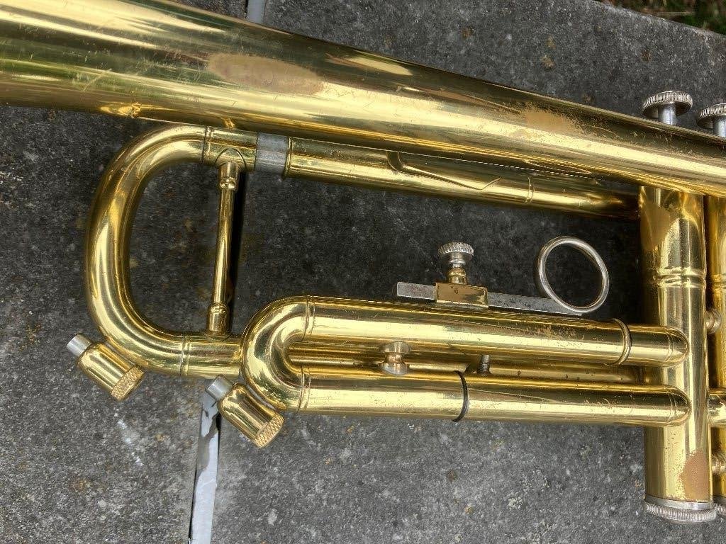 Trompette DEG, Musique & Instruments, Enlèvement, Utilisé, Trompette en si bémol