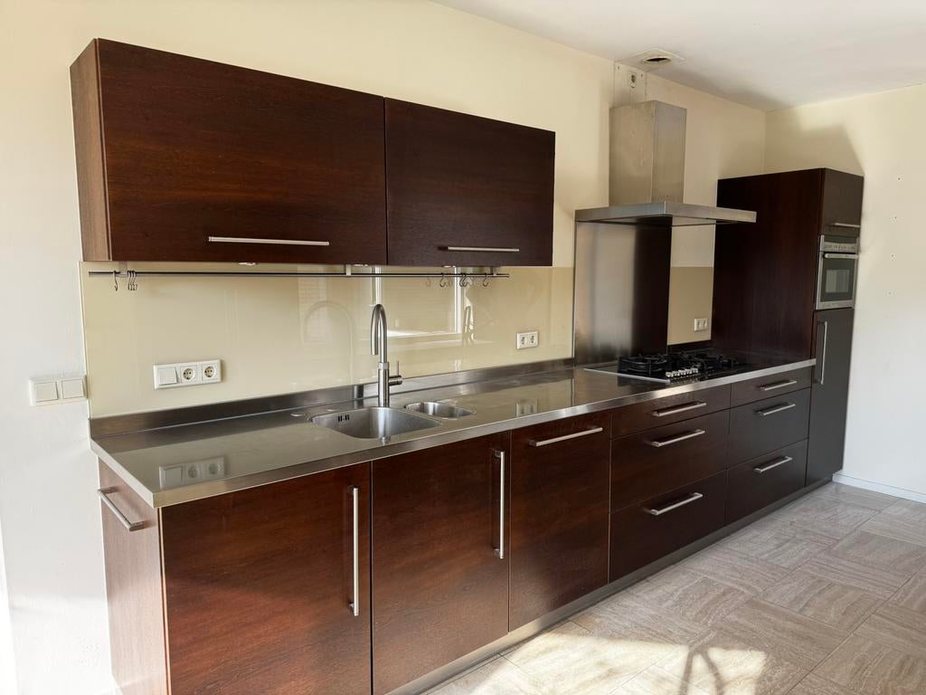 Cuisine équipée, Maison & Meubles, Cuisine | Cuisines complètes, Enlèvement, Comme neuf, Acier ou Inox, Cuisine à paroi simple