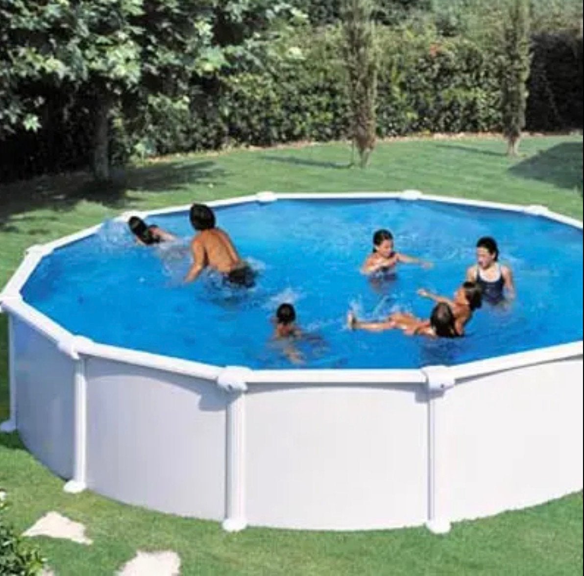 Piscine ronde de 3.5 m de diamètre sur 1.3 m de profondeur., Enlèvement, Neuf, Piscines hors sol