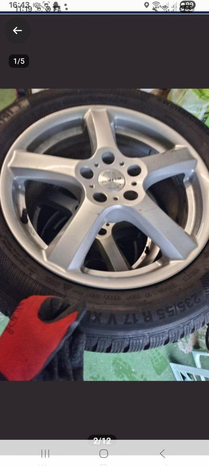 pneu monter sur jamte, Autos : Pièces & Accessoires, Enlèvement ou Envoi, 17 pouces