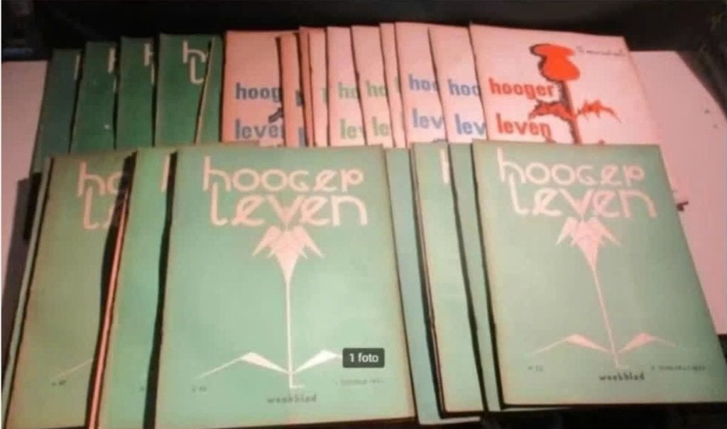 Grand lot de vieux magazines - Hooger Leven - 1933, Enlèvement ou Envoi, Comme neuf, Corps et Esprit