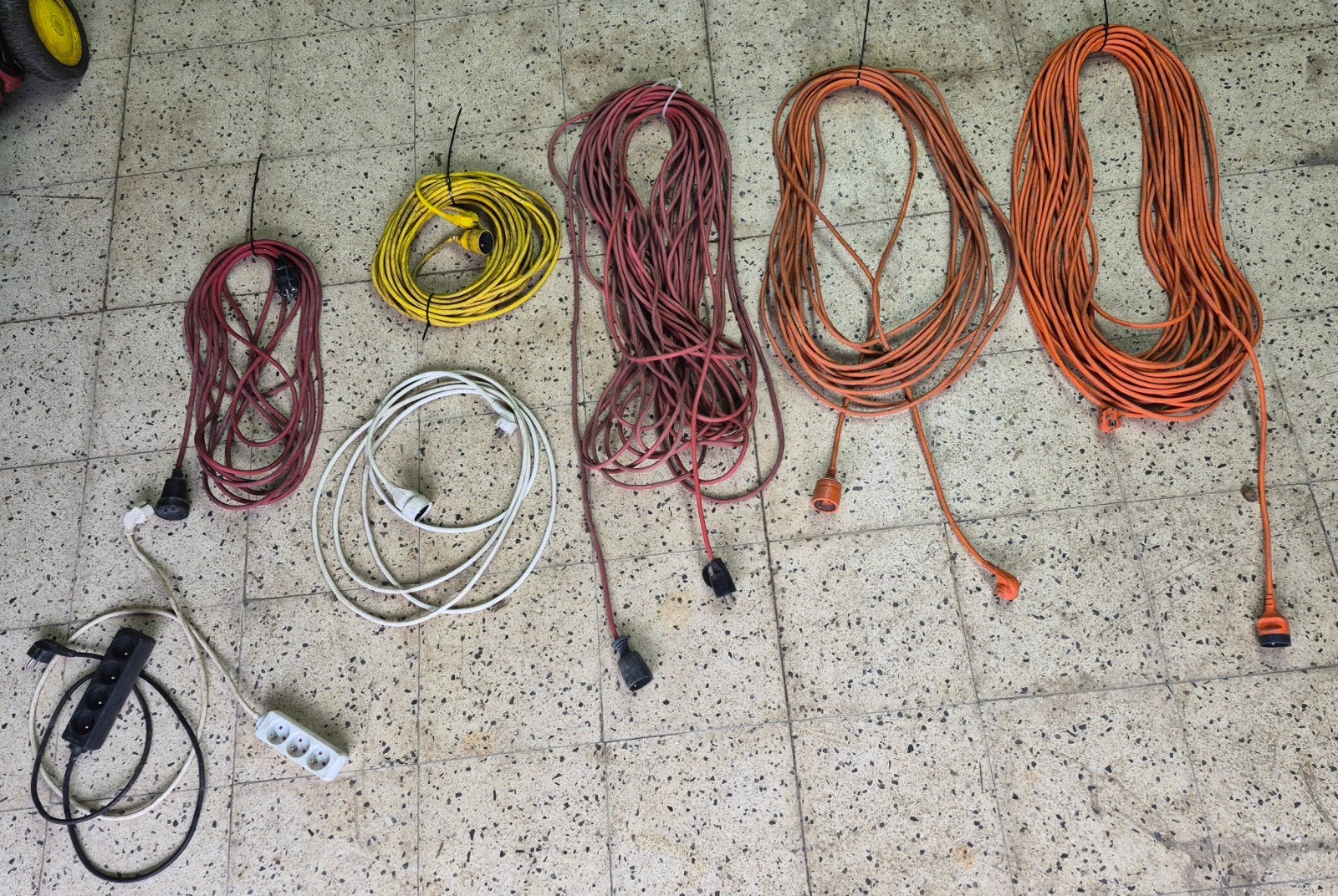 6 verlengkabels van 5 tot 40 meter, Ophalen, Gebruikt, Kabel of Snoer