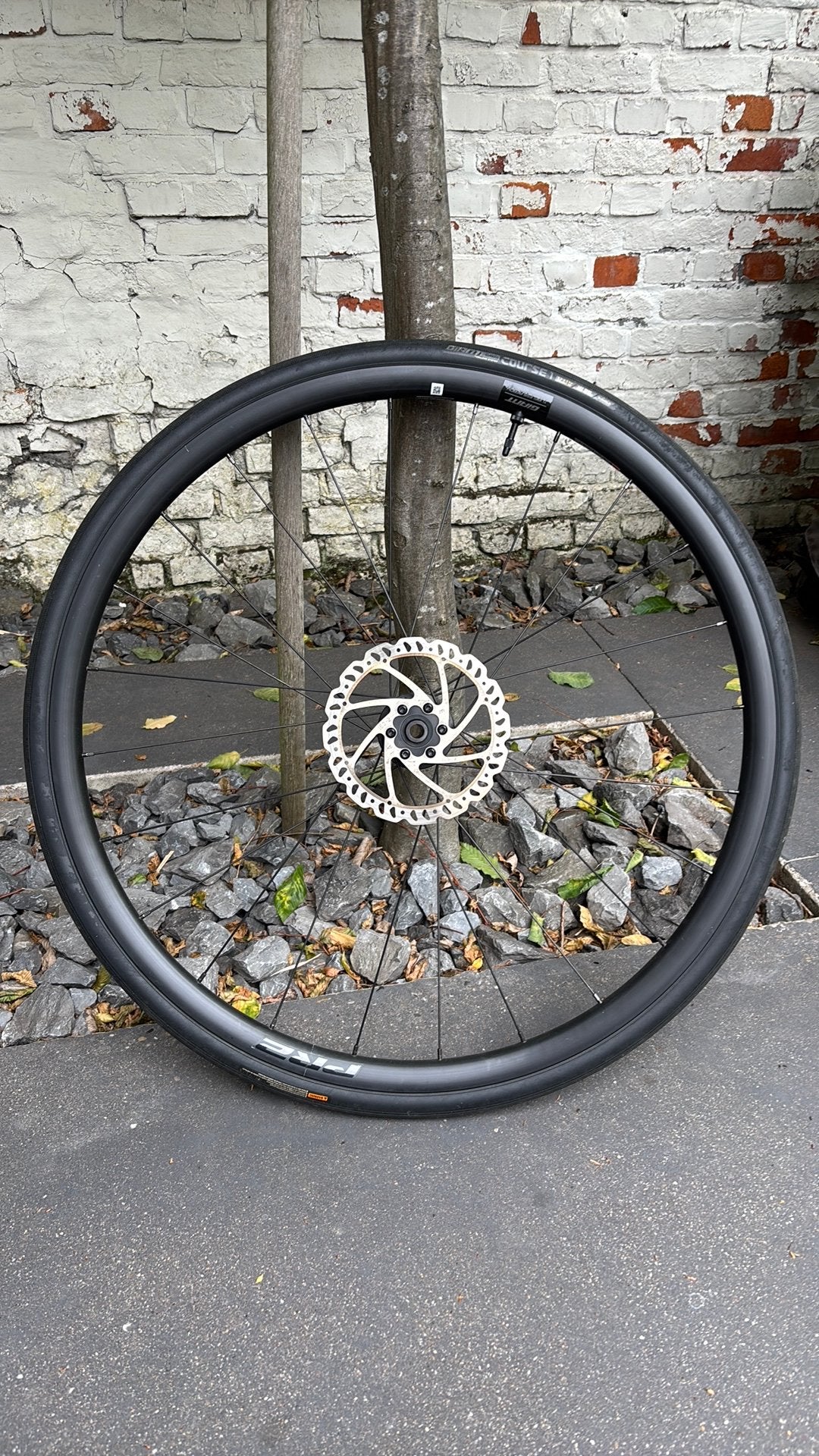 Voorwiel Giant P-R2 disc incl 160mm remschijf, Ophalen, Band, Zo goed als nieuw, Aluminium