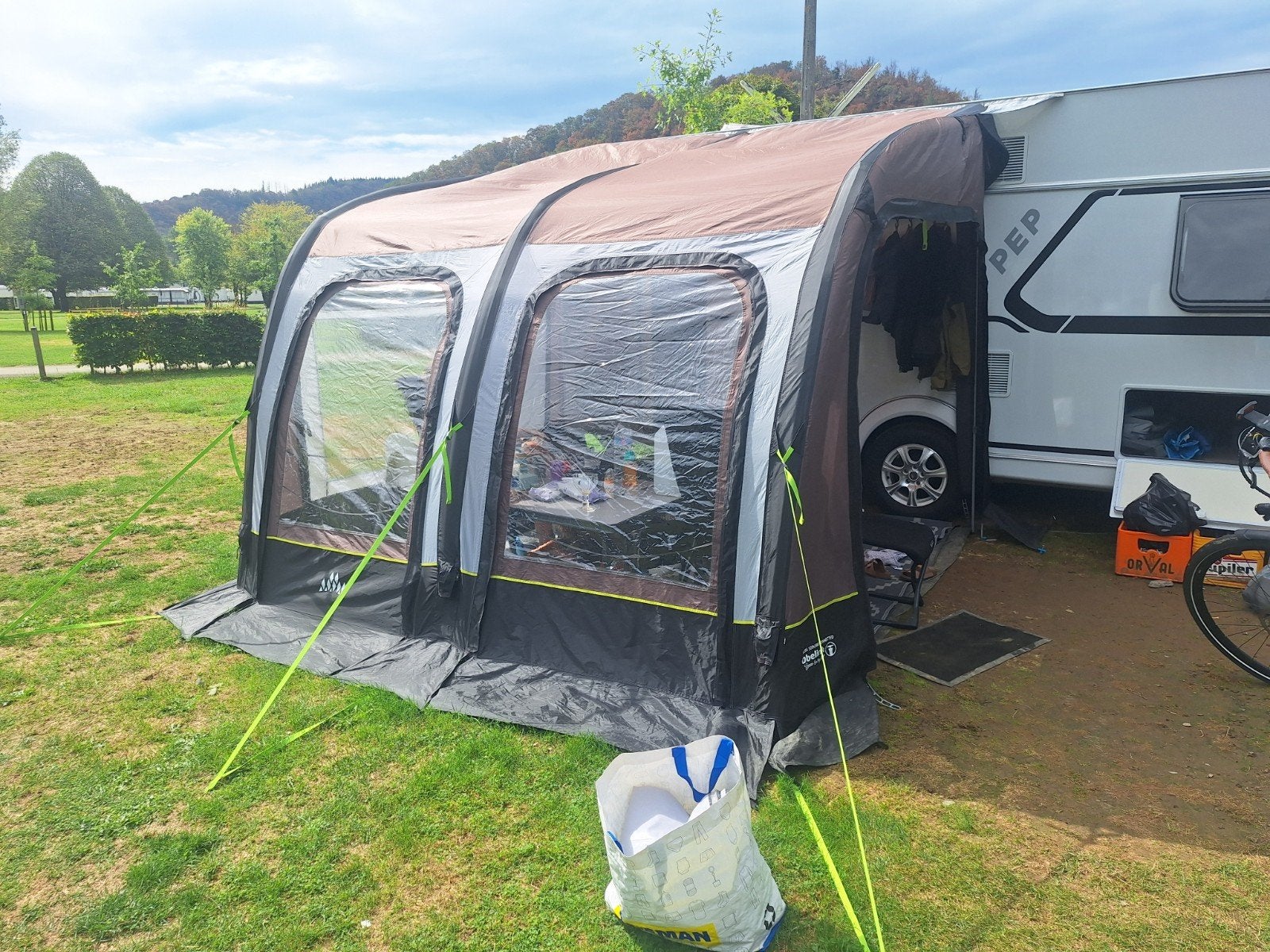 auvent gonflable obelink, Caravanes & Camping, Auvents, Enlèvement