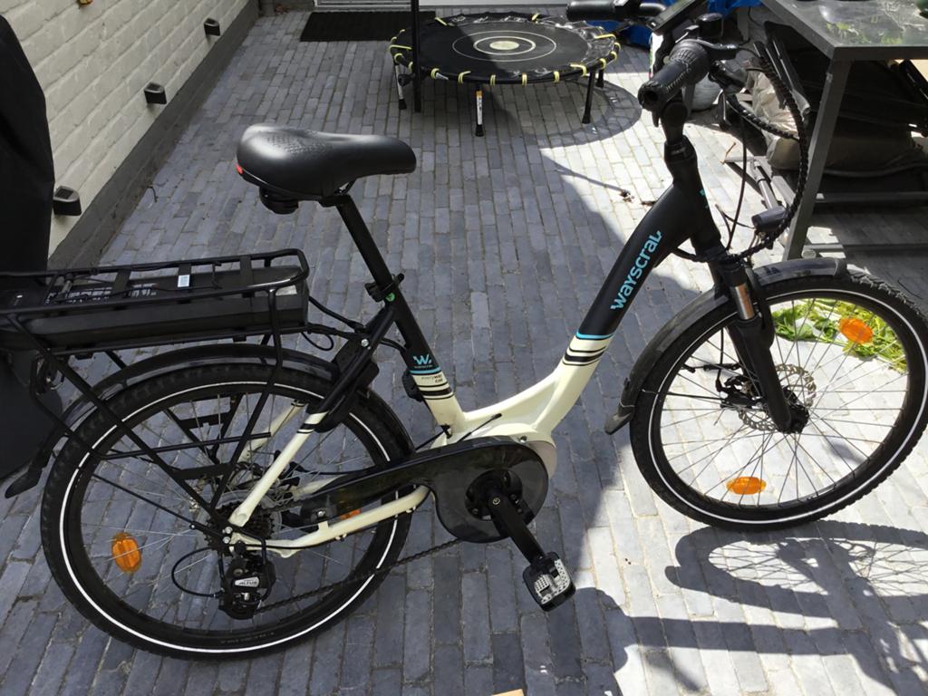 Electrische meisjes-/damesfiets, WAYSCRAL Everyway 300, 24”, 24 pouces, Comme neuf, Enlèvement, Vitesses