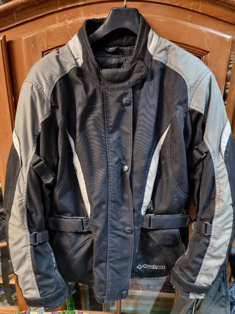 Motorjas Held zwart/grijs, Ophalen, Jas | textiel, Dames, HELD