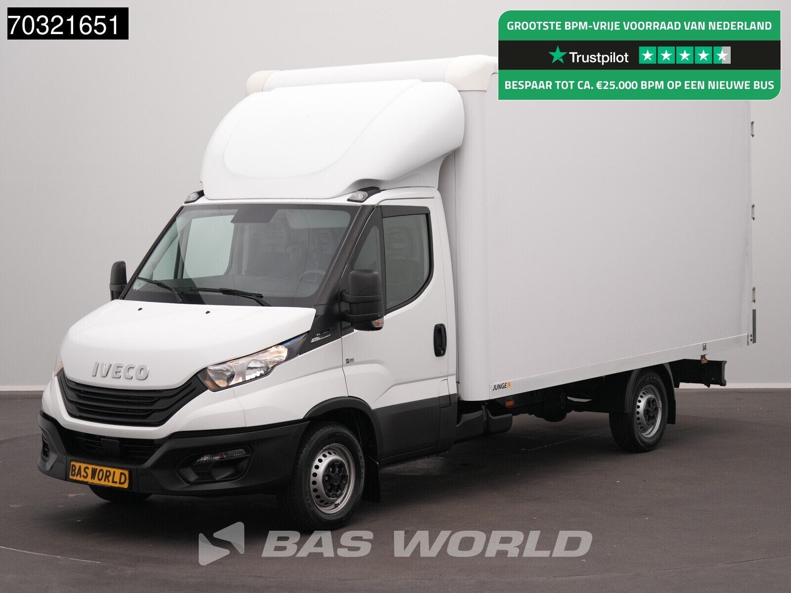 Iveco Daily 35S16 Automaat Achterdeuren 160PK Bakwagen Airco, Auto's, Automaat, Stof, Gebruikt, Euro 6