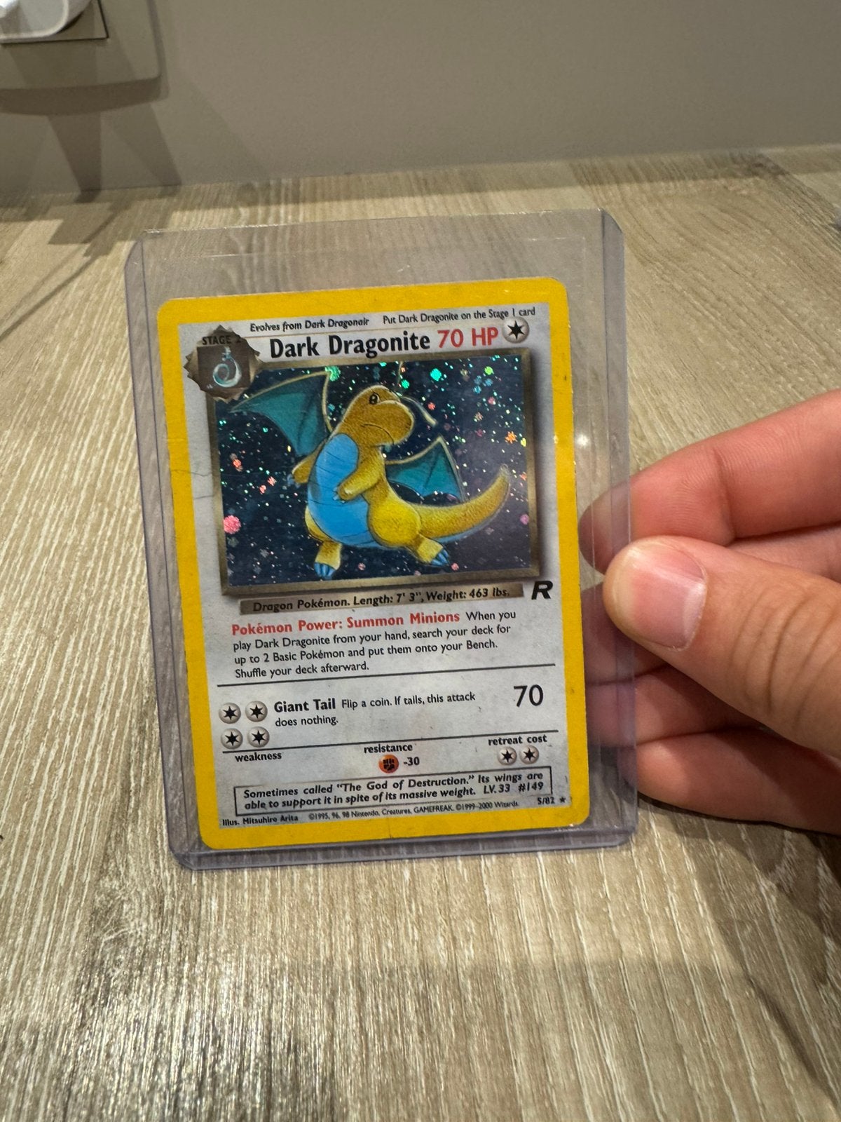 Dark Dragonite #5 Pokemon Team Rocket, Enlèvement ou Envoi, Comme neuf