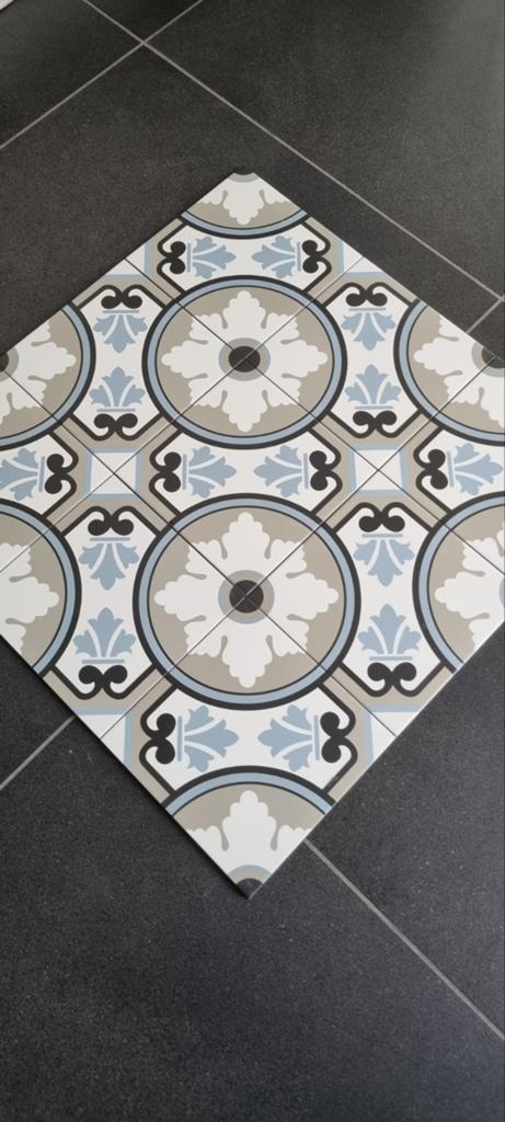 Toilet vloer, patroon tegels 3x, Doe-het-zelf en Bouw, Tegels, Ophalen