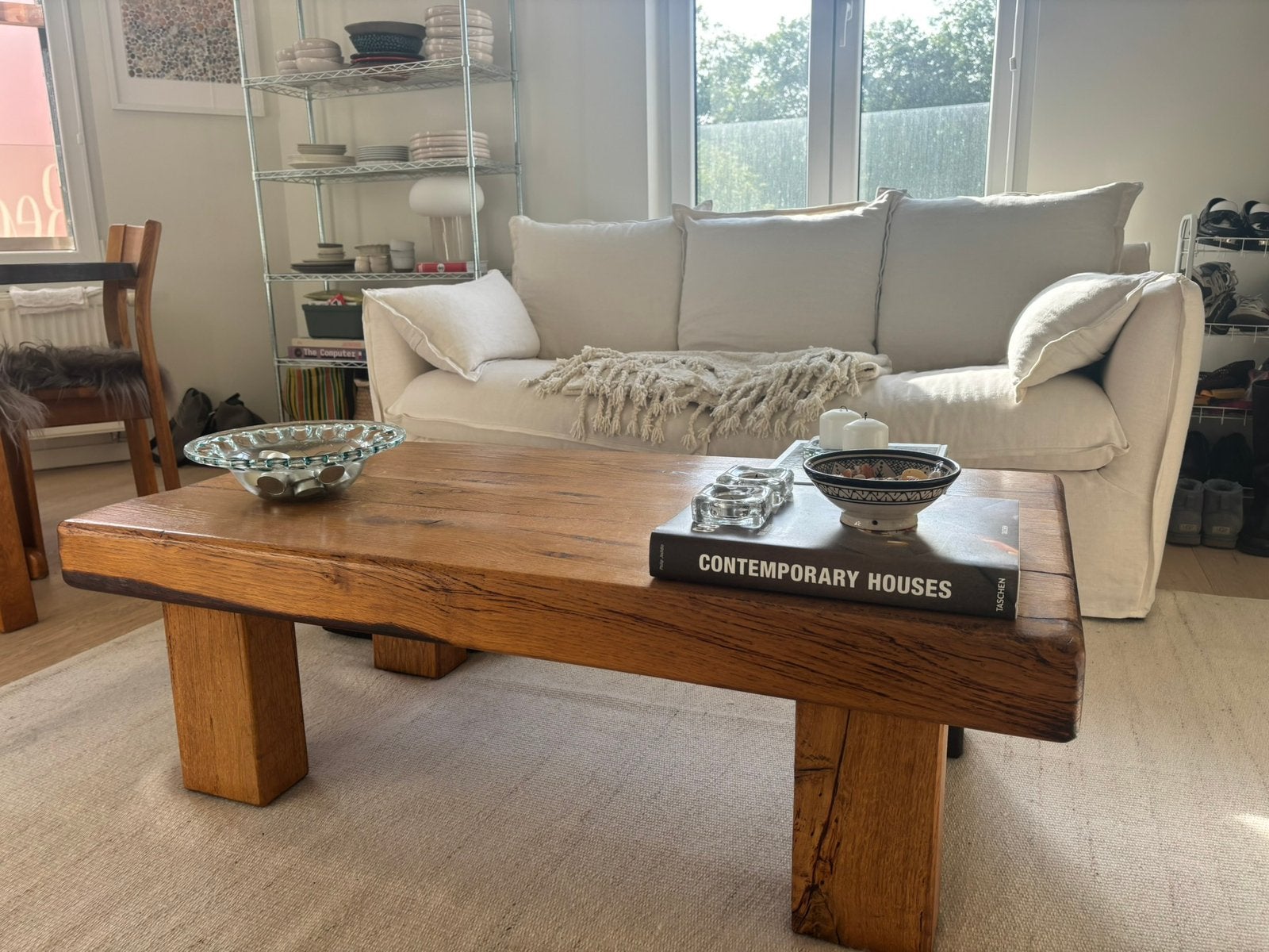 brutalist vintage coffee table, Maison & Meubles, Tables | Tables de salon, Enlèvement, Comme neuf