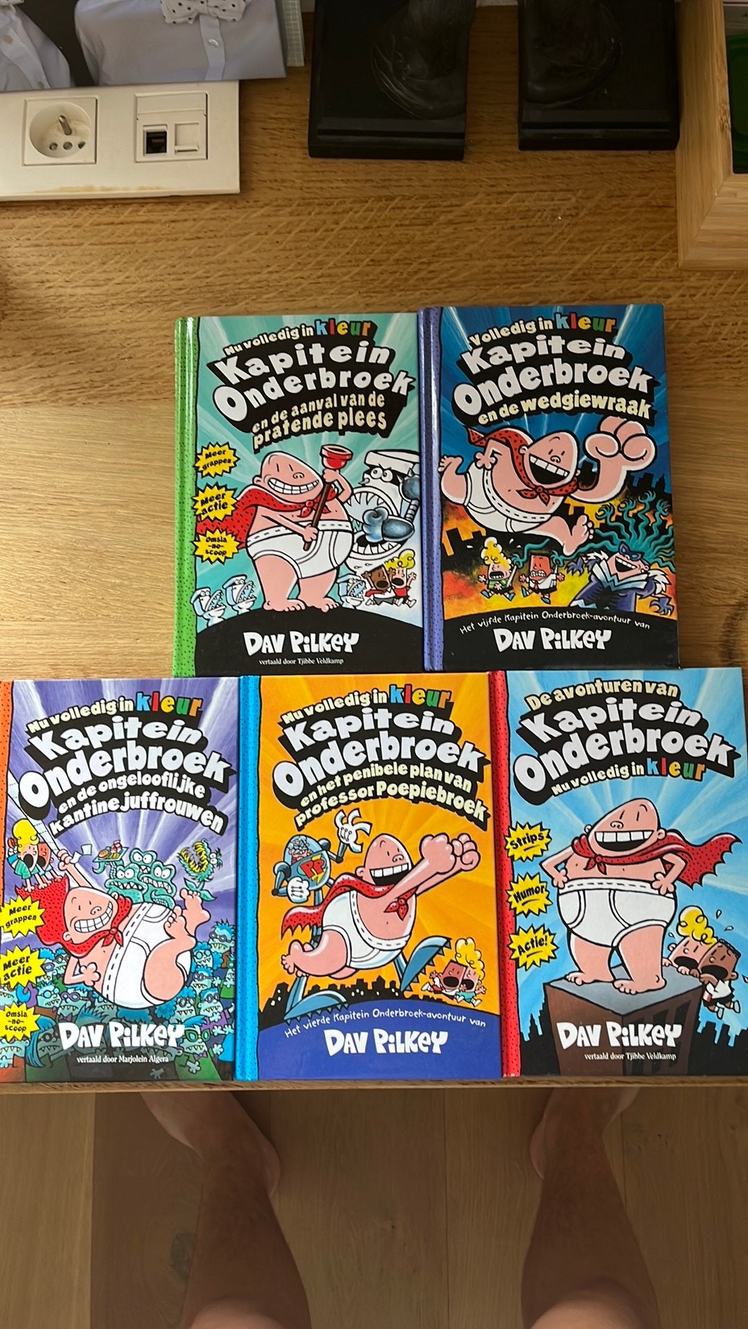 5 boeken van kapitein ondebroek, Boeken, Humor, Ophalen of Verzenden, Zo goed als nieuw, Cartoons