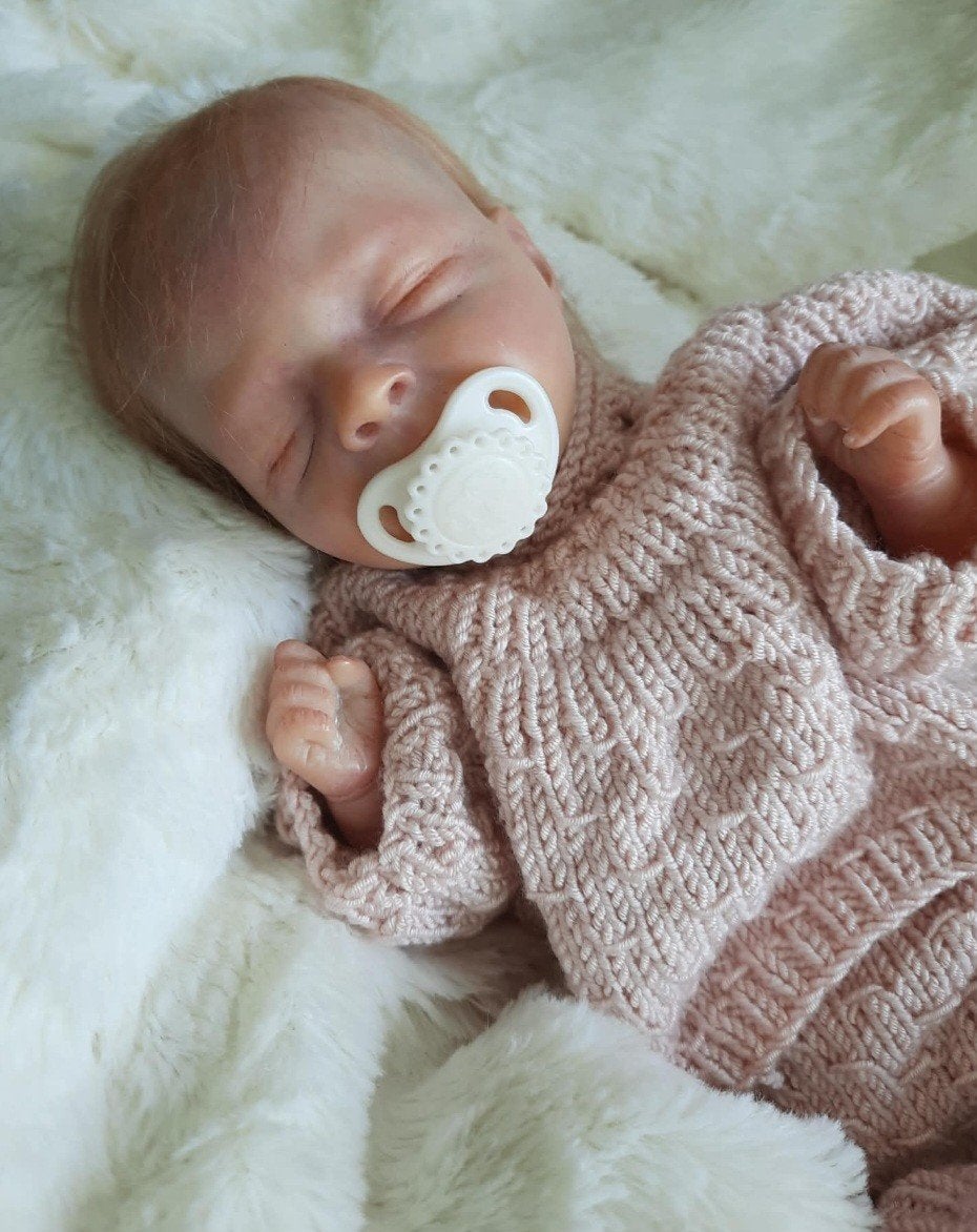 Reborn baby Salia prematuurtje, Ophalen of Verzenden, Nieuw, Pop