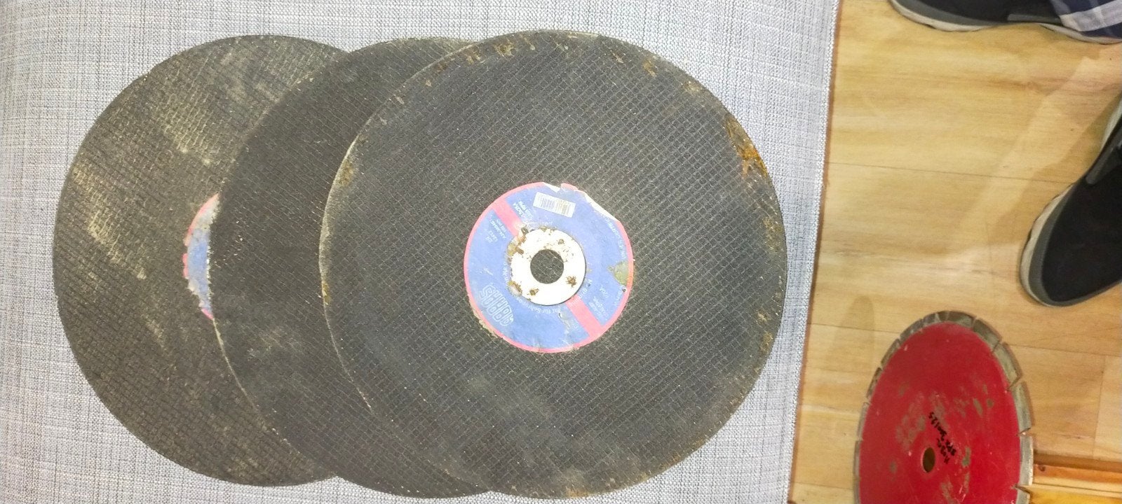 3 disque a tronçonner pour le métal., Enlèvement