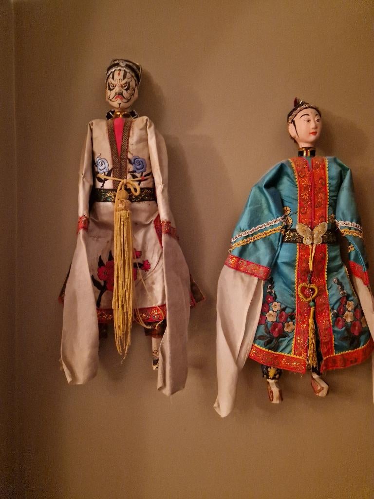 antieke Chinese Opera poppen, Antiek en Kunst, Ophalen of Verzenden