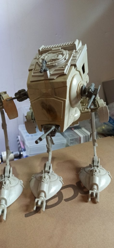 Star Wars 2 x AT-ST Kenner 1982, Verzamelen, Ophalen of Verzenden, Zo goed als nieuw, Actiefiguurtje