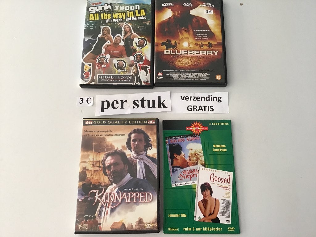 20 DVD d'aventure/action à 3€ avec livraison gratuite, Enlèvement ou Envoi, Comme neuf, Action