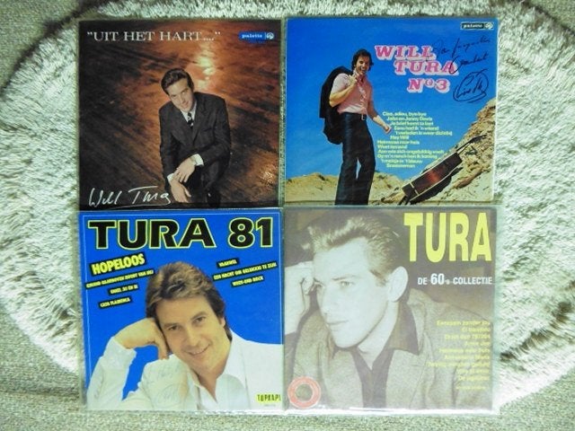 Vinylpakket Vlaamse Artiesten ( Will Tura , Ann Christy ), Cd's en Dvd's, Vinyl | Nederlandstalig, Gebruikt, Pop, LP, Fotohoes