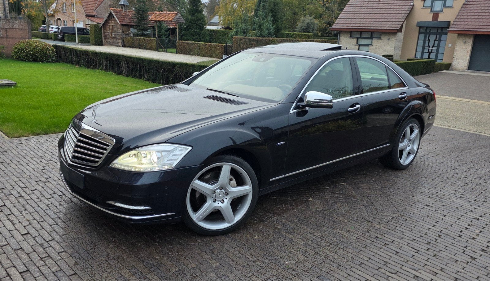 Mercedes s400 hybride 117km, Autos, Argent ou Gris, Achat, Beige, 5 portes