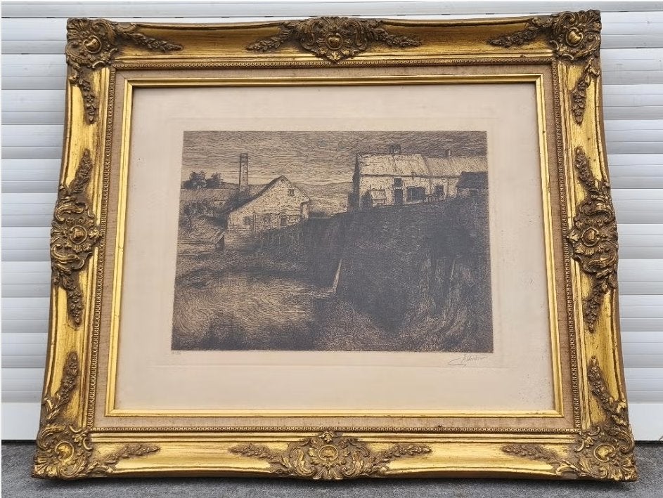 Gravure signe victor dieu, Enlèvement ou Envoi, Gravure