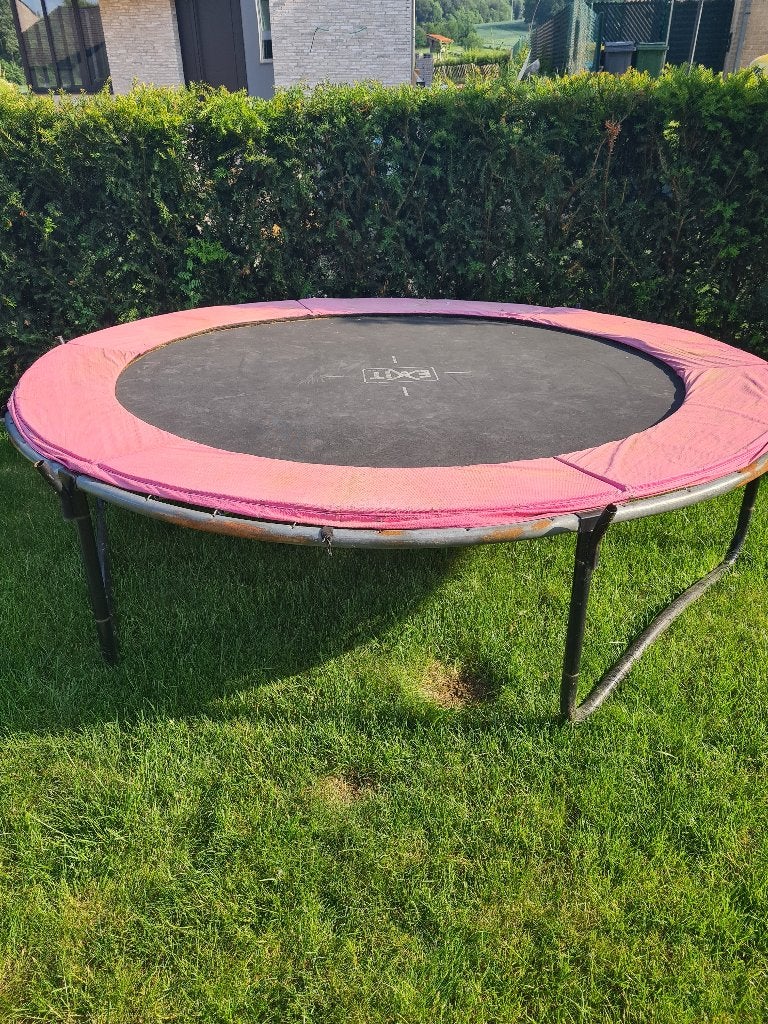 GRATIS Trampoline, Kinderen en Baby's, Speelgoed | Buiten | Trampolines, Ophalen, Gebruikt