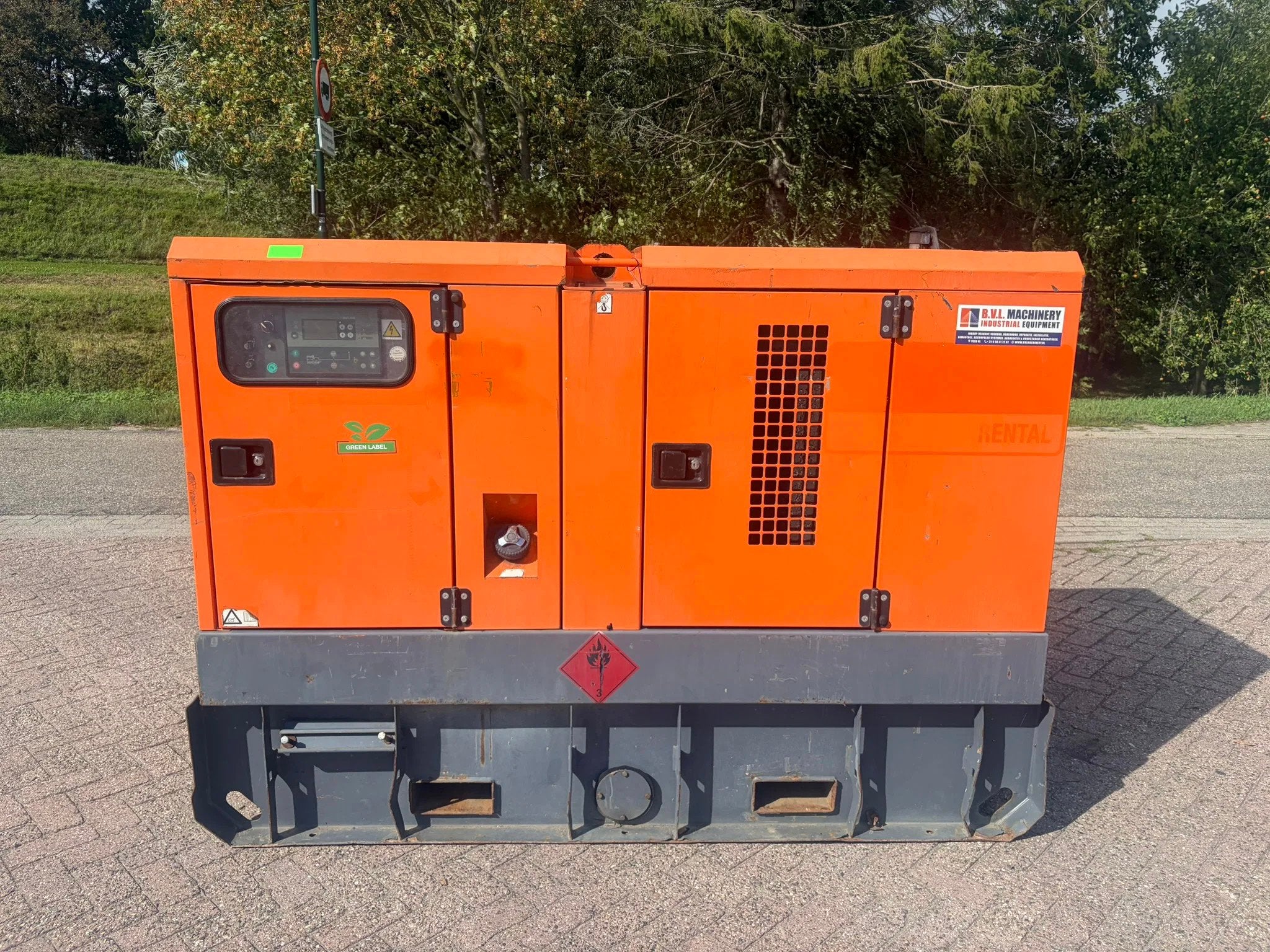 Atlas-Copco QAS 60 kVA Perkins Leroy Somer aggregaat generat