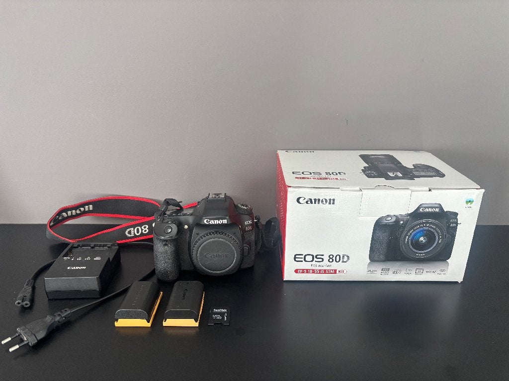Canon 80d, TV, Hi-fi & Vidéo, Appareils photo numériques, Canon, Enlèvement, Utilisé, Reflex miroir