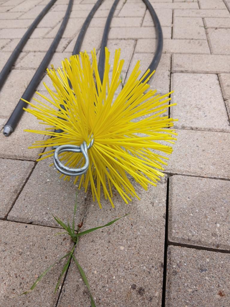 Brosse de ramonage nylon dia 20 cm, Enlèvement, Comme neuf