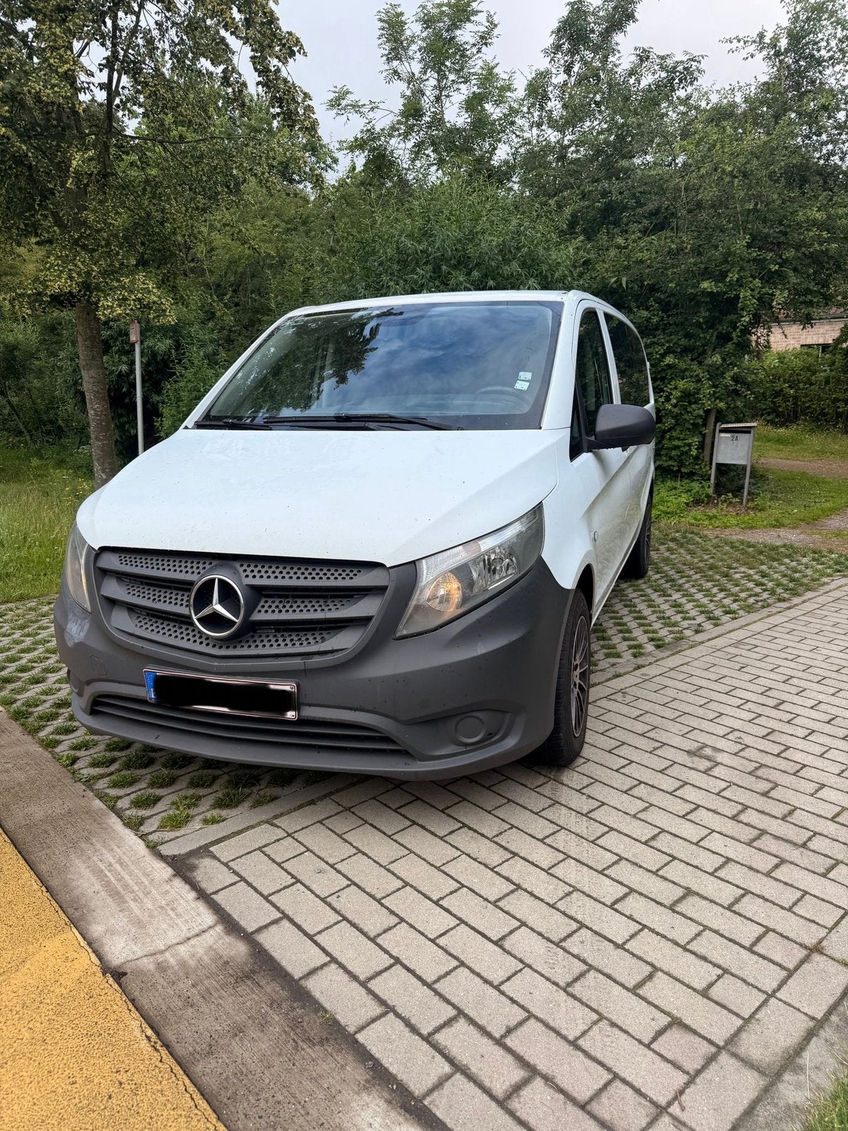 MERCEDES VITO 114 2.2 CDI 2015 9 PERSONNES, Autos, Euro 5, Achat, Boîte manuelle, Capteur de lumière
