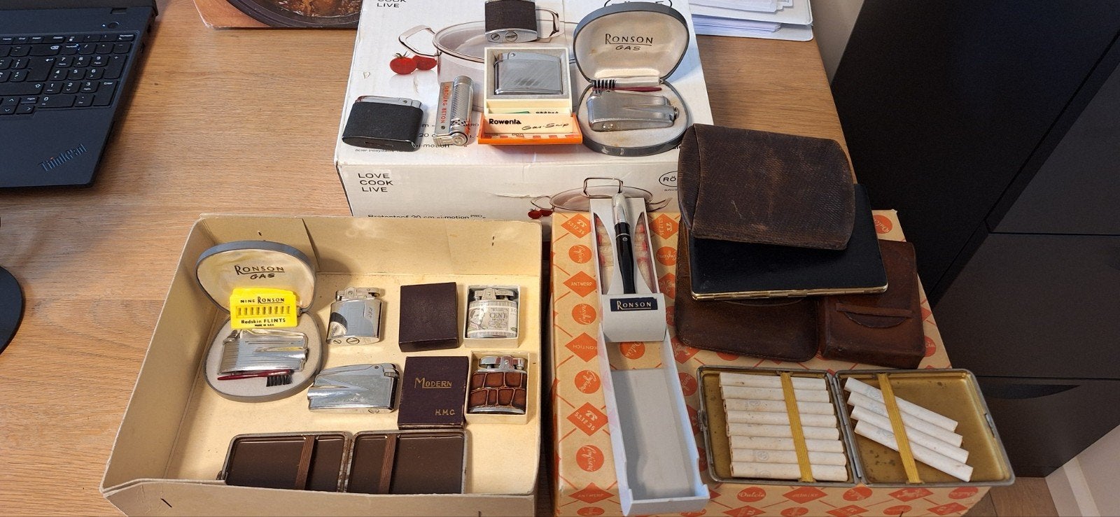 lot vintage aanstekers en toebehoren, Verzamelen, Ophalen of Verzenden, Gebruikt, Aansteker
