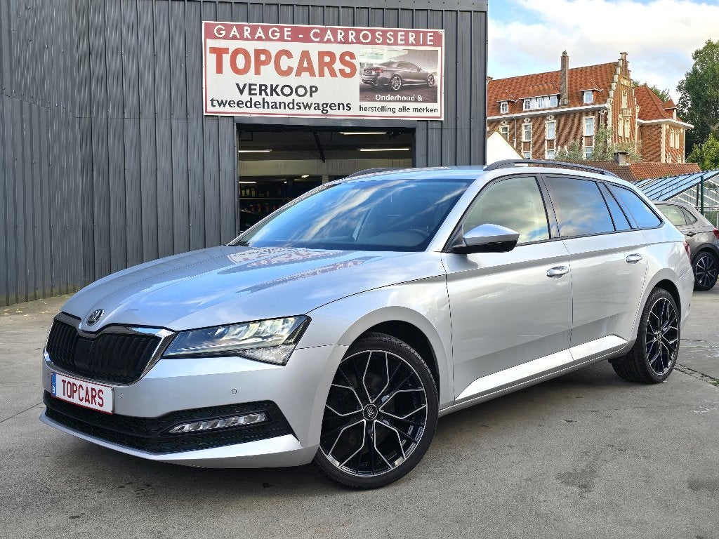 ✔  SKODA SUPERB 1.5TSI Amb Combi 2021 Euro6d❕ LED, Apps,.., Auto's, Voorwielaandrijving, Stof, 4 cilinders, Bedrijf