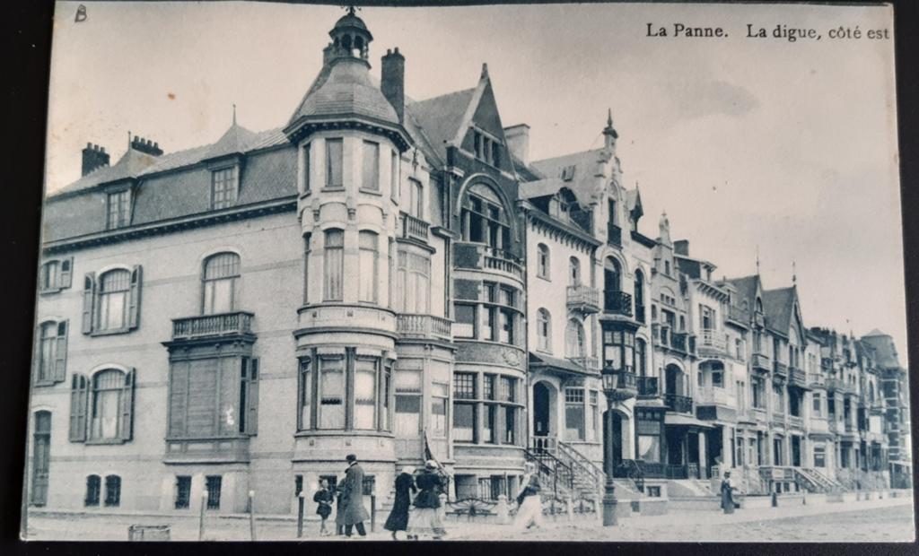 La PANNE DIGUE est située à ZEEDIJK VILLAS 1907, Collections, Cartes postales | Belgique, Enlèvement ou Envoi