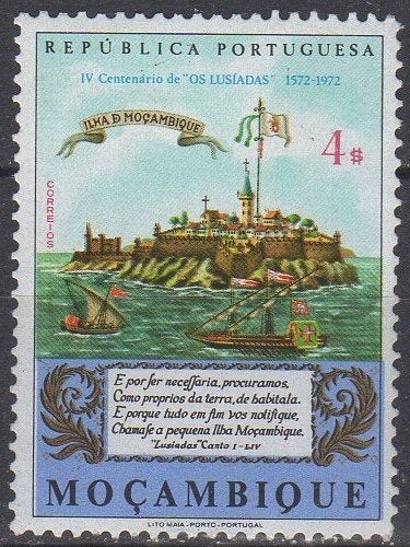 Portugees Mozambique - 400ste verjaardag 'Luciads' - 1975, Postzegels en Munten, Ophalen of Verzenden, Postfris