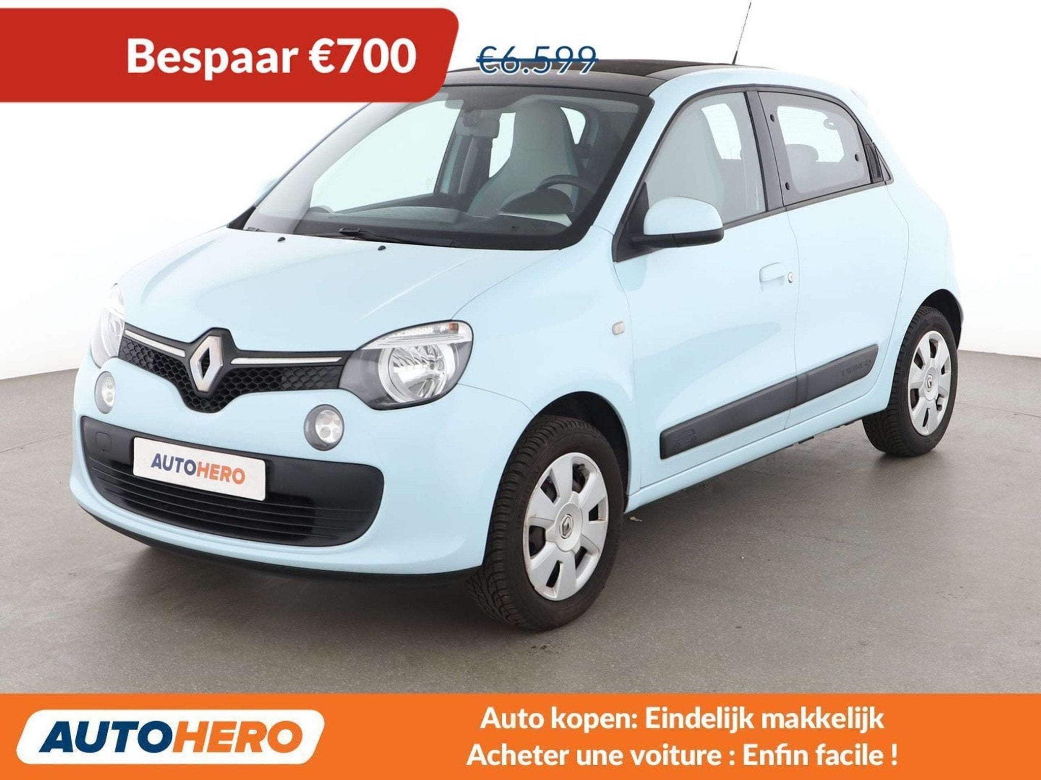 Renault Twingo 0.9 Energy (année de construction 2015), https://public.car-pass.be/vhr/6b22e79b-1651-4ec3-8a4e-d521b0e700d8, Boîte manuelle
