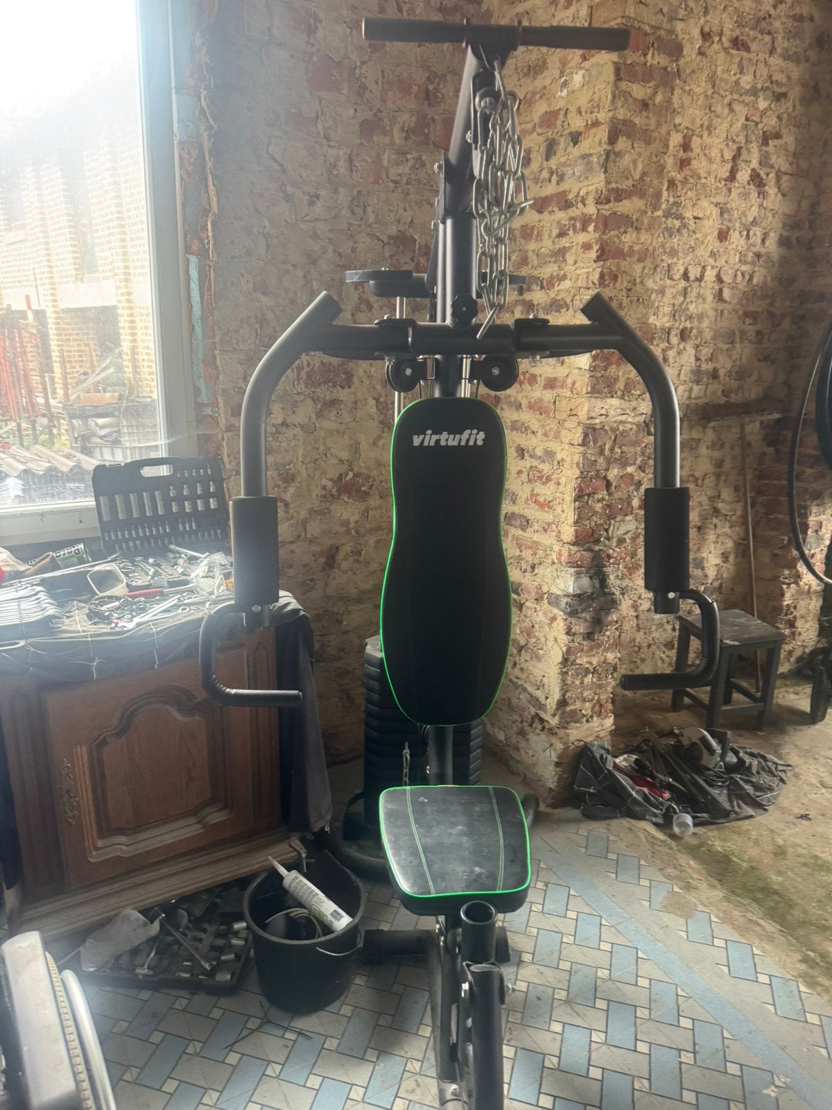 VirtuFit Home Gym / Multigym – compleet krachtstation, Sport en Fitness, Ophalen, Zo goed als nieuw, Armen, Krachtstation