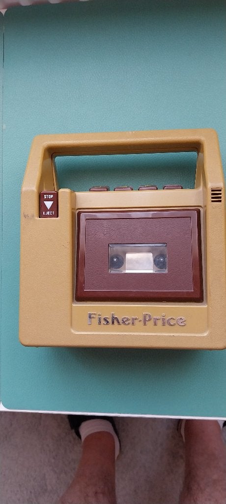 Enregistreur Cassette Vintage Fisher-Price Modèle 826 ('80), Enlèvement ou Envoi, Utilisé, Autres types, Sonore