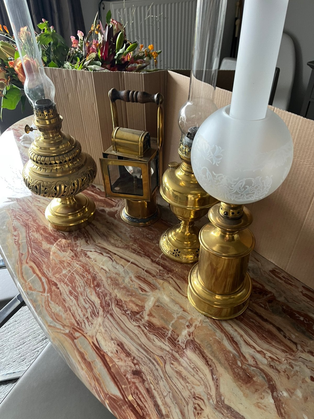 Olielampen, Enlèvement, Cuivre ou Bronze