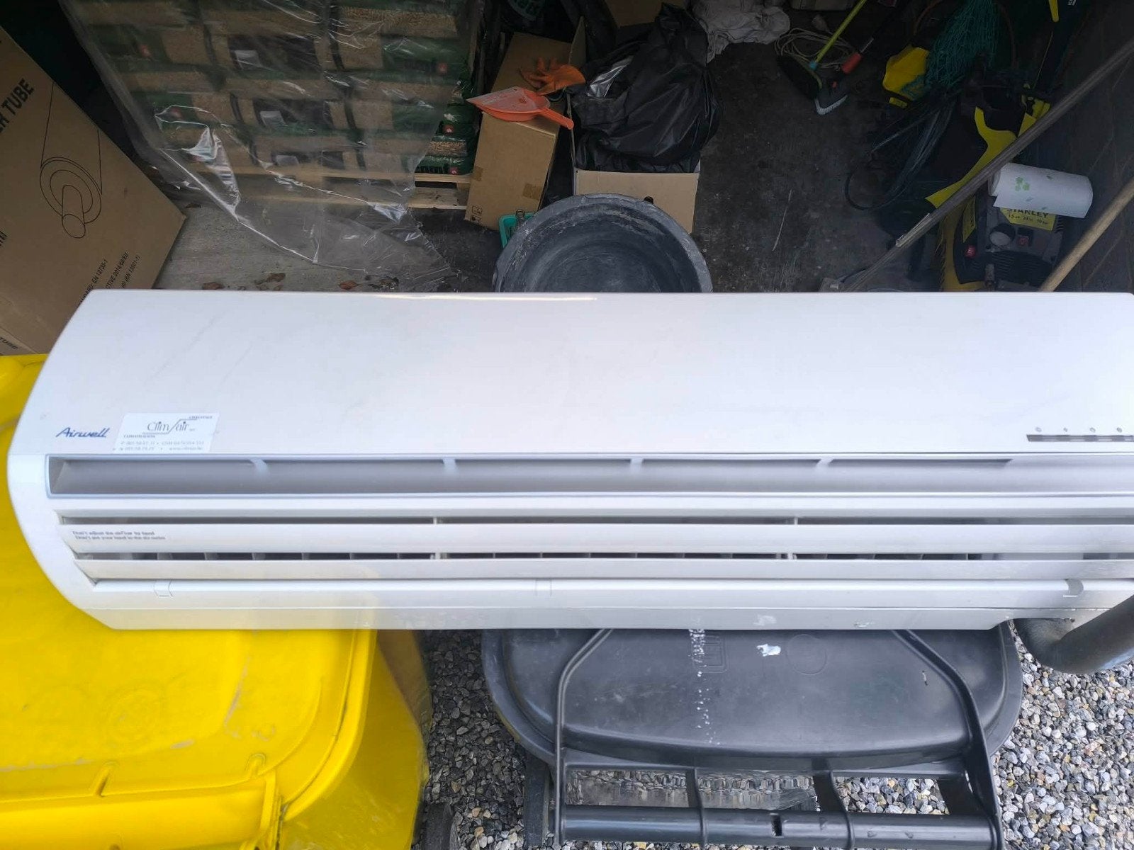 climatisation airwel 5kw complète réversible