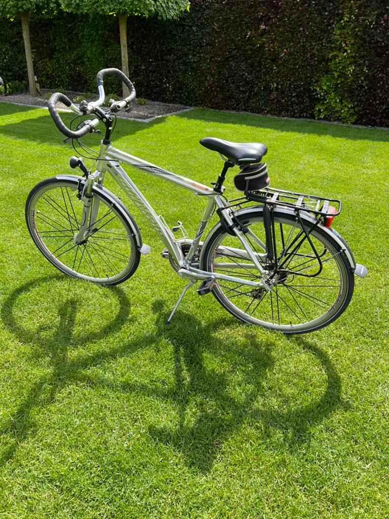 Herenfiets Olympia, Gebruikt, Vering, Velgrem, 49 tot 53 cm