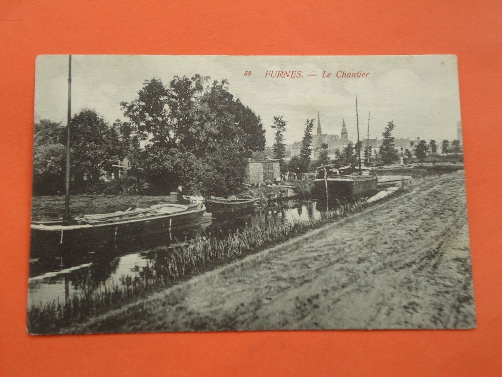 Veurne - Furnes Le Chantier nr. 58 th. Van den Heuvel, Verzamelen, Ophalen of Verzenden, Voor 1920, Gelopen, West-Vlaanderen