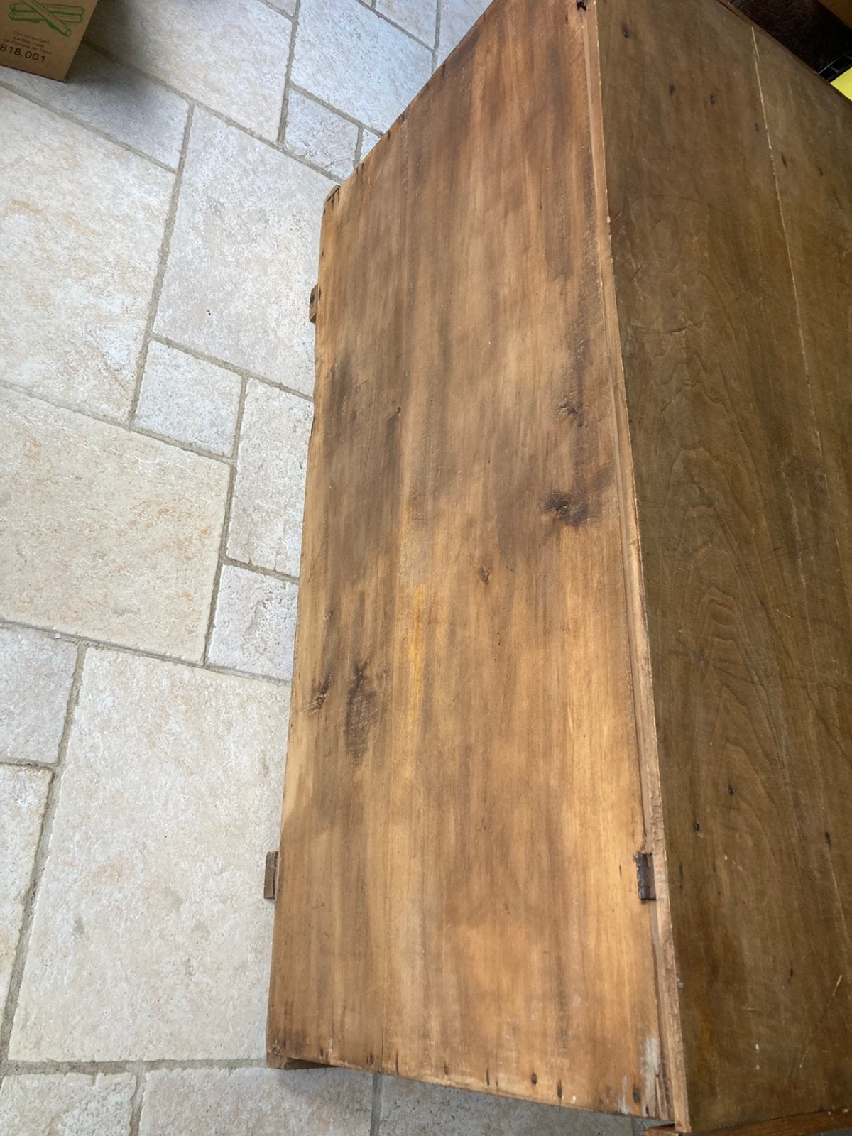 Houten kist, Enlèvement, Comme neuf