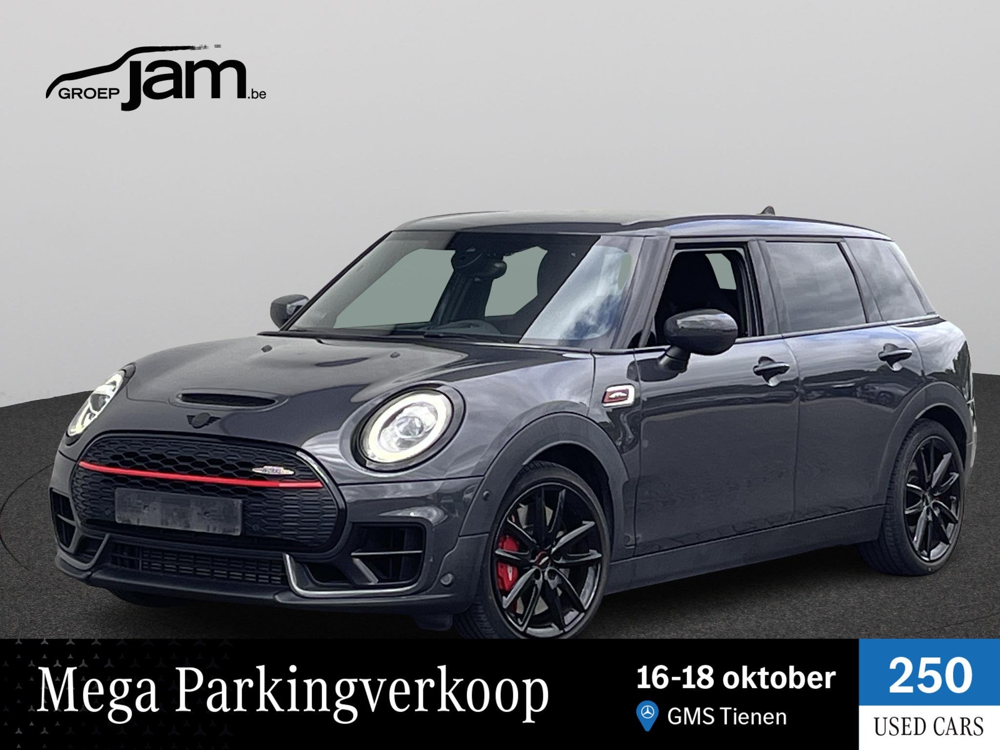 MINI Clubman John Cooper Works ALL4 AT (automatique), Argent ou Gris, Réception radio numérique, 161 g/km, Noir