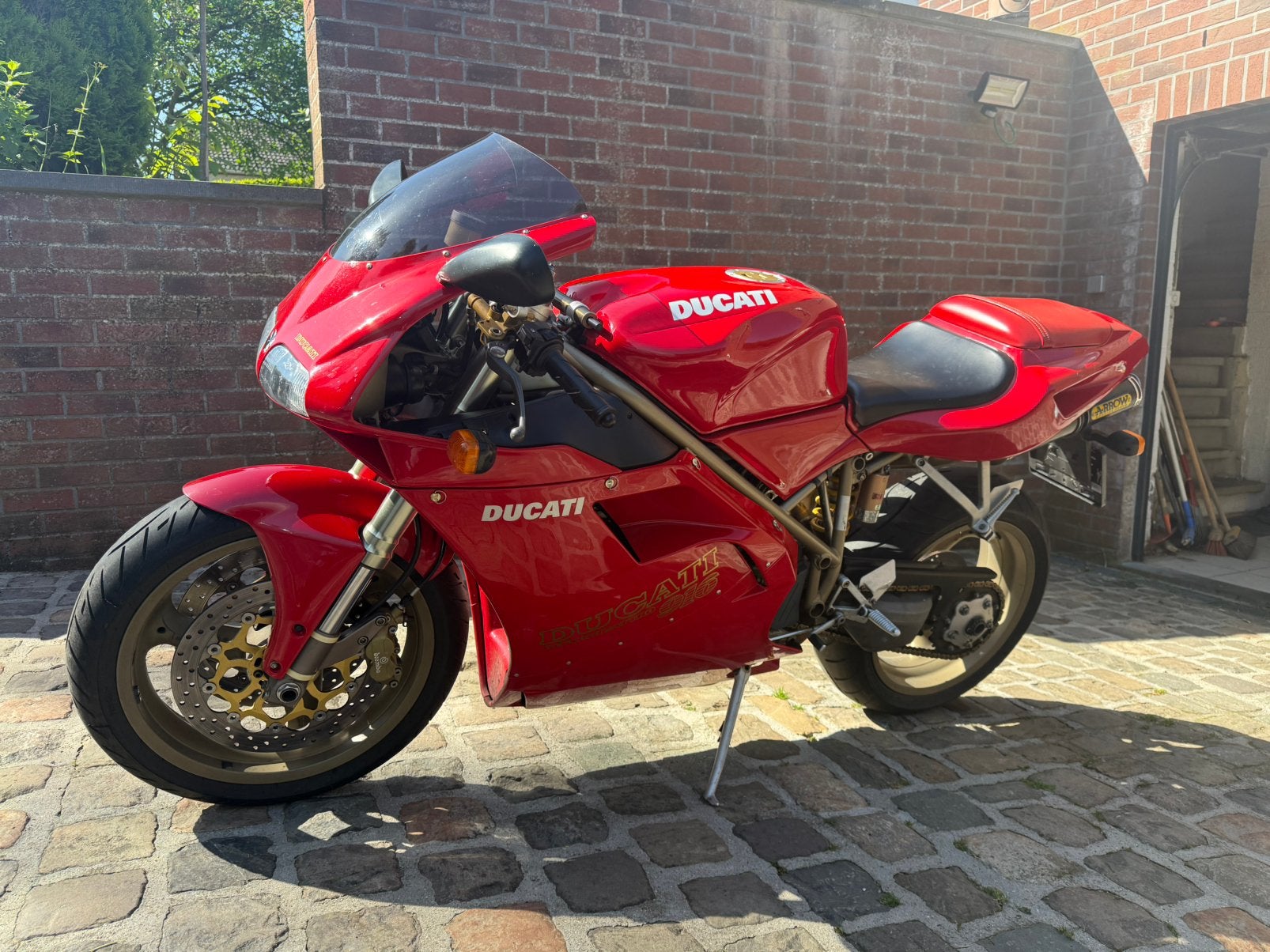 Ducati 916 biposto, Permis Moto A, Occasion, Plus de 35 kW, 2 cylindres