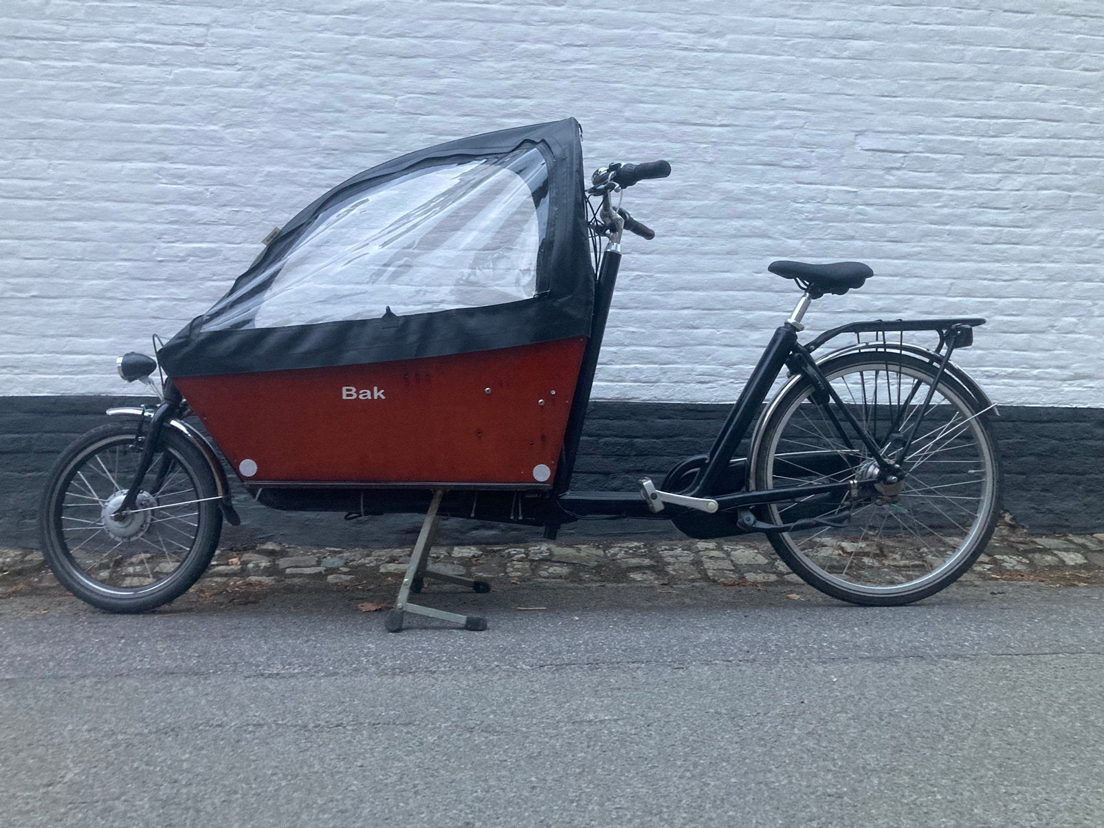 Elektrische bakfiets Nl cargo long, Fietsen en Brommers, Fietsen | Bakfietsen, Ophalen, Zo goed als nieuw, Gazelle, Huif