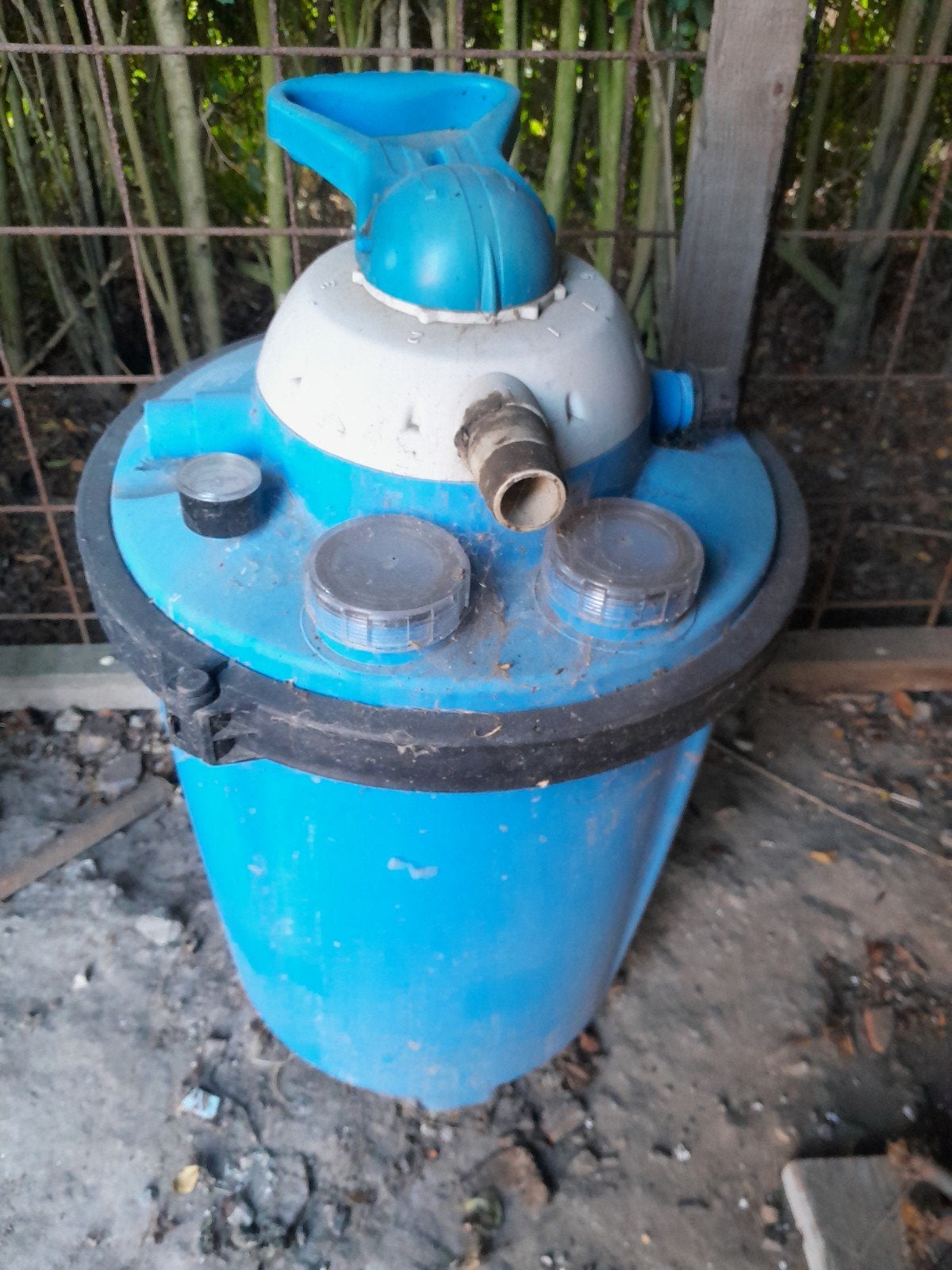 zandfilter met pomp, Ophalen