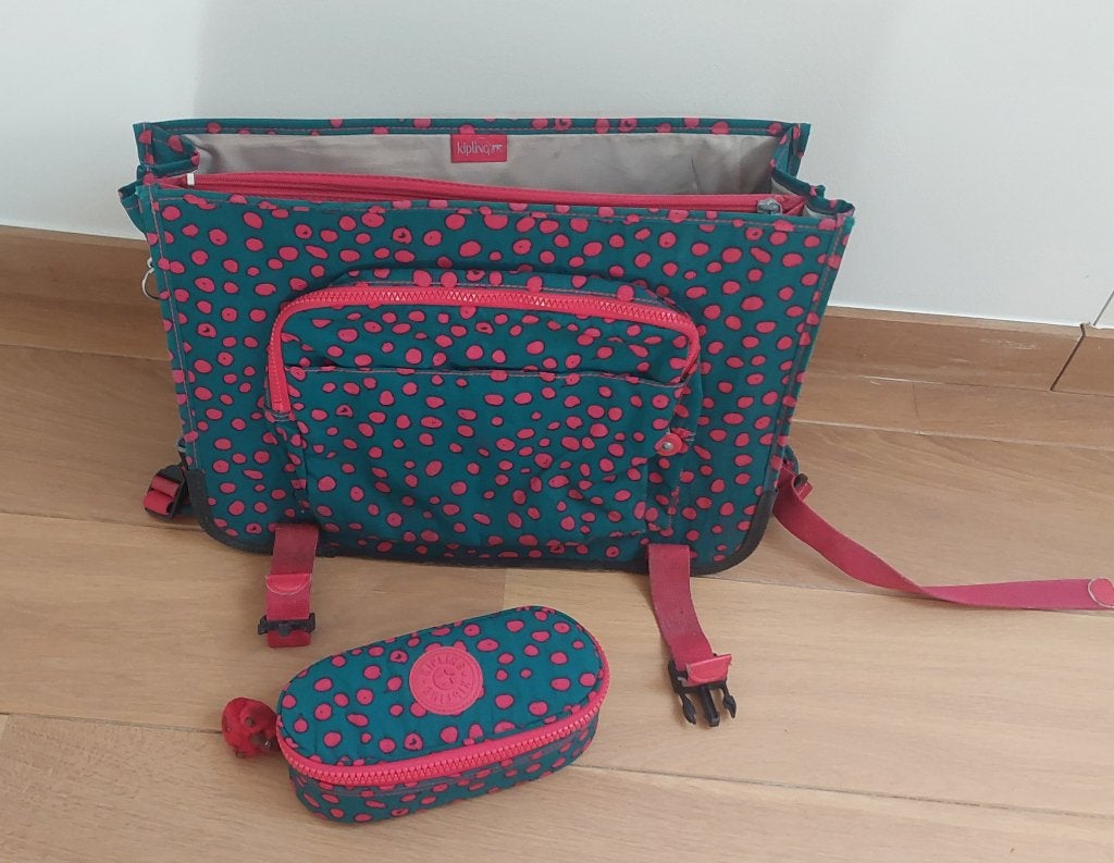 Kipling boekentas en etui, Diversen, Ophalen, Zo goed als nieuw