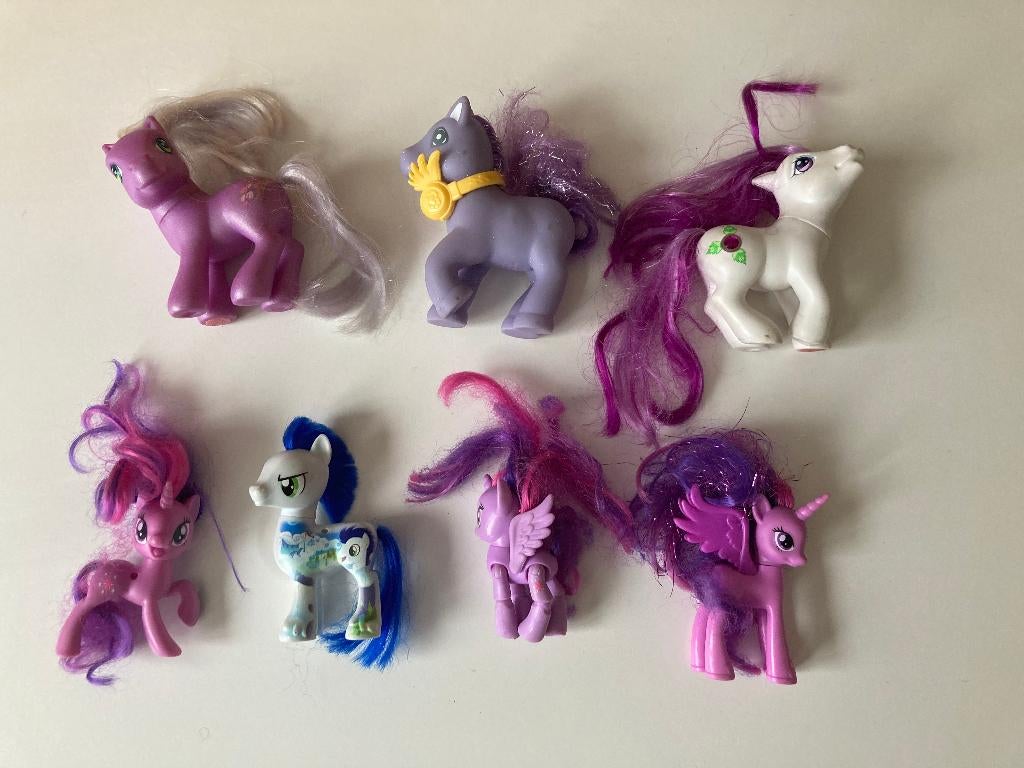 My little Pony (lot de 7 petits poneys), Kinderen en Baby's, Speelgoed | My Little Pony, Ophalen, Gebruikt