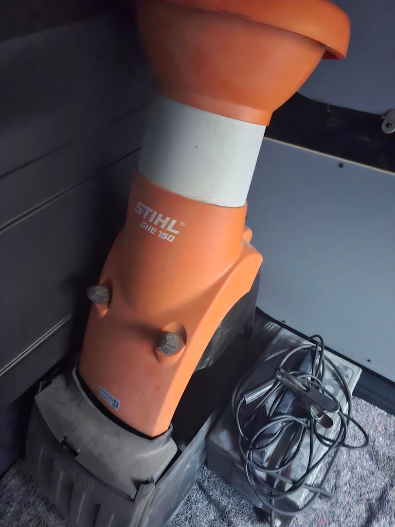 Hakselaar Stihl ghe 150, Enlèvement