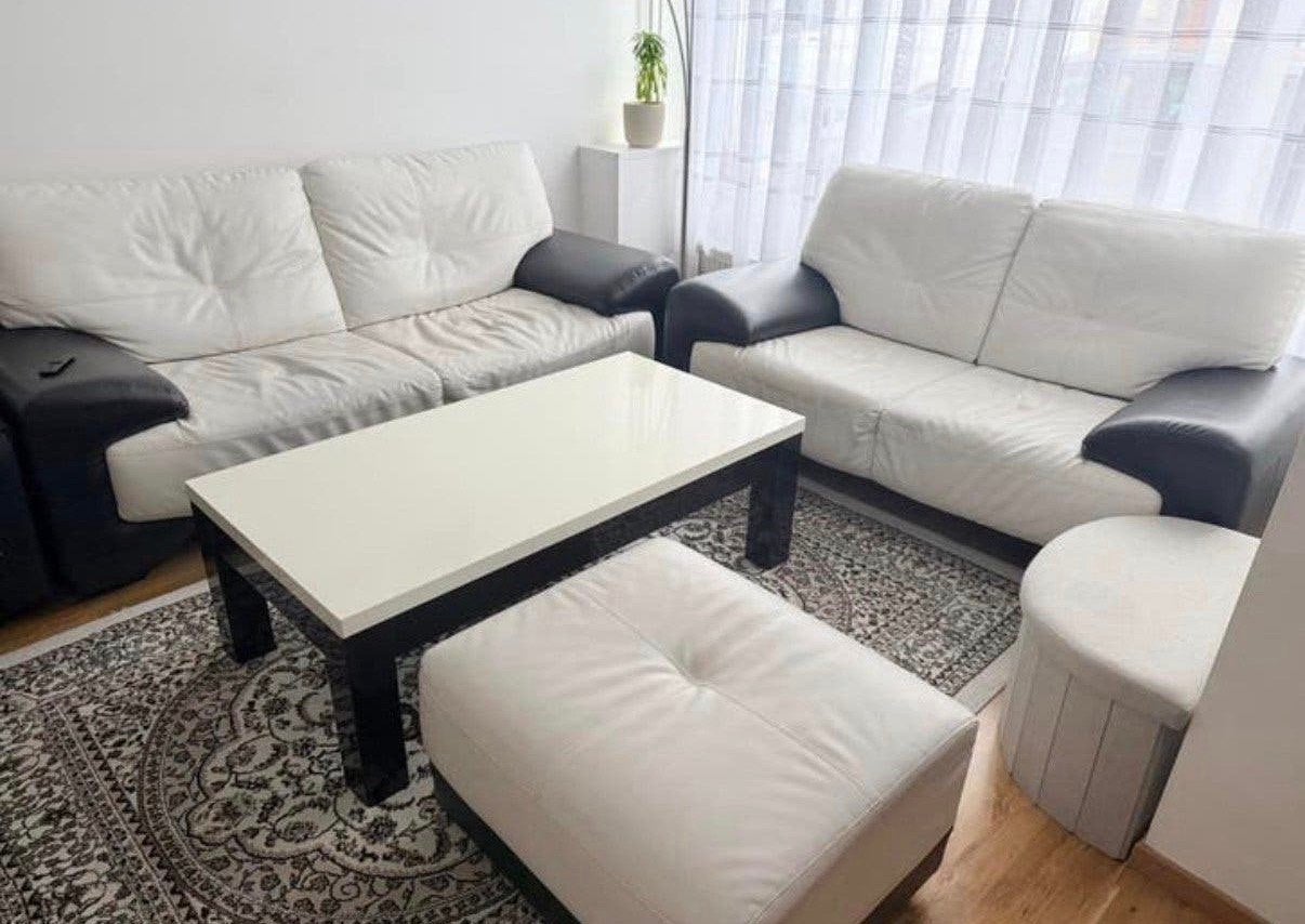 Salon zetels + salontafel te koop, Huis en Inrichting, Ophalen, Zo goed als nieuw