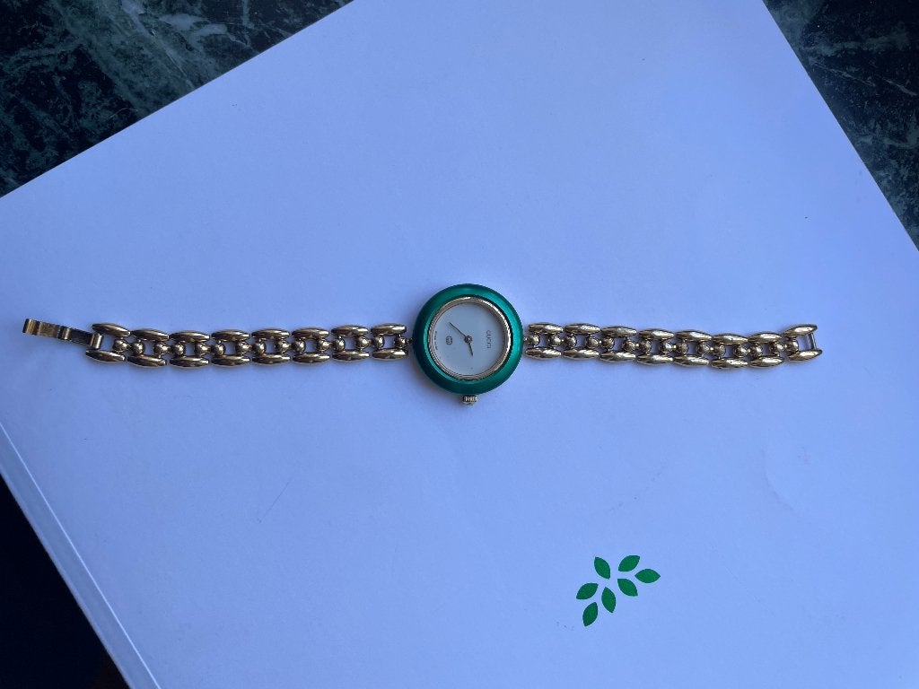 dameshorloge Gucci, Montre-bracelet, Autres marques, Comme neuf, Or