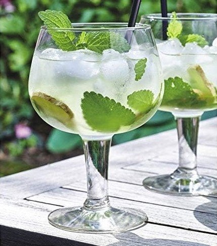 Set- 8 Gin Tonic, ijscoupes, universele glazen 65cl | Nieuw, Neuf, Verre ou Verres, Enlèvement ou Envoi, Verre
